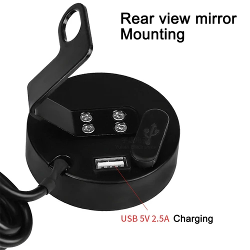 5 In 1 9V-24V 오토바이 전자 시계, 물 온도계 전압계 IP67 방수 방진 LED 디지털 시간 표시 4