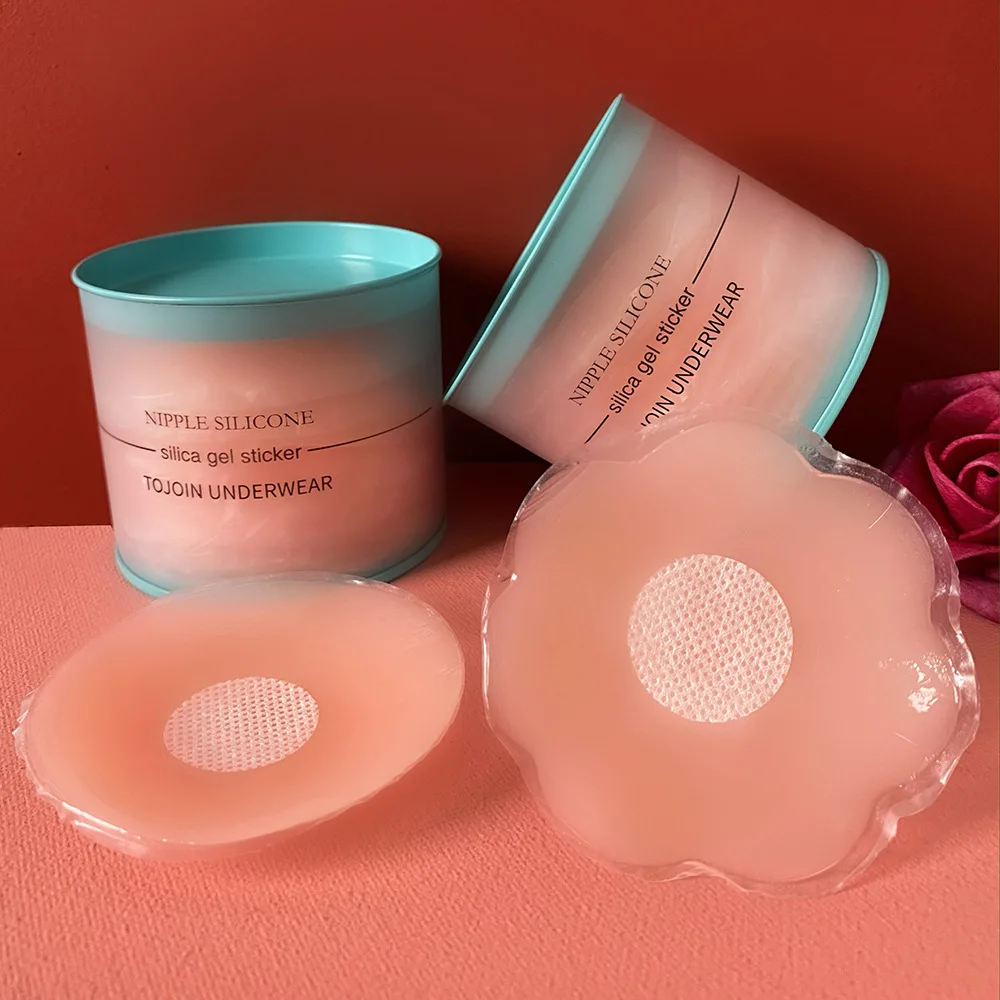 Women Silicone Nipple Stickers 6Pair Anti-bump Chest Pad Lift Nipple Cover Pads Invisible Reusable Bra Chest Sticker Breast Pad silicone breast patch silicone nipple cover invisible stick on bra sticky bra breast nipple covers silicone adhesive bra silicone stickers breast sticker