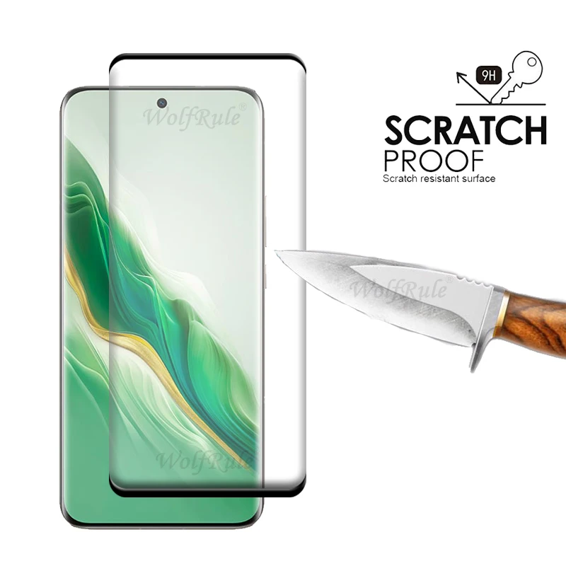 واقي شاشة منحني بالكامل لـ Honor Magic 6 Pro ، زجا...