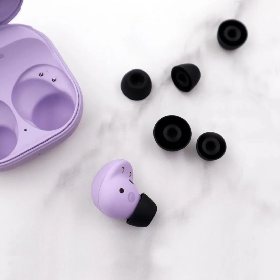 6PCS Silicone Ear Tips for Samsung Galaxy Buds 3 Pro / 2 Pro / Pro / FE / Galaxy Buds 2 Eartips Ear Pads Caps Case