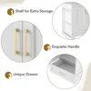 Bathroom Organizers, 30 Inch Bathroom Vanity With Sink, Freestanding Single Bath Vanity Wood Storage Cabinet With Drawer, Side S 3