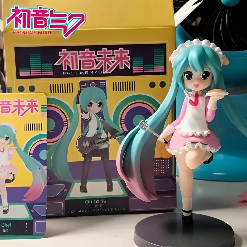 

Genuine Bandai Hatsune Miku Anime Action Figure Model Series Action Career Scene 10cm-14cm Pvc Decor Figure Toys Gift Blind Box