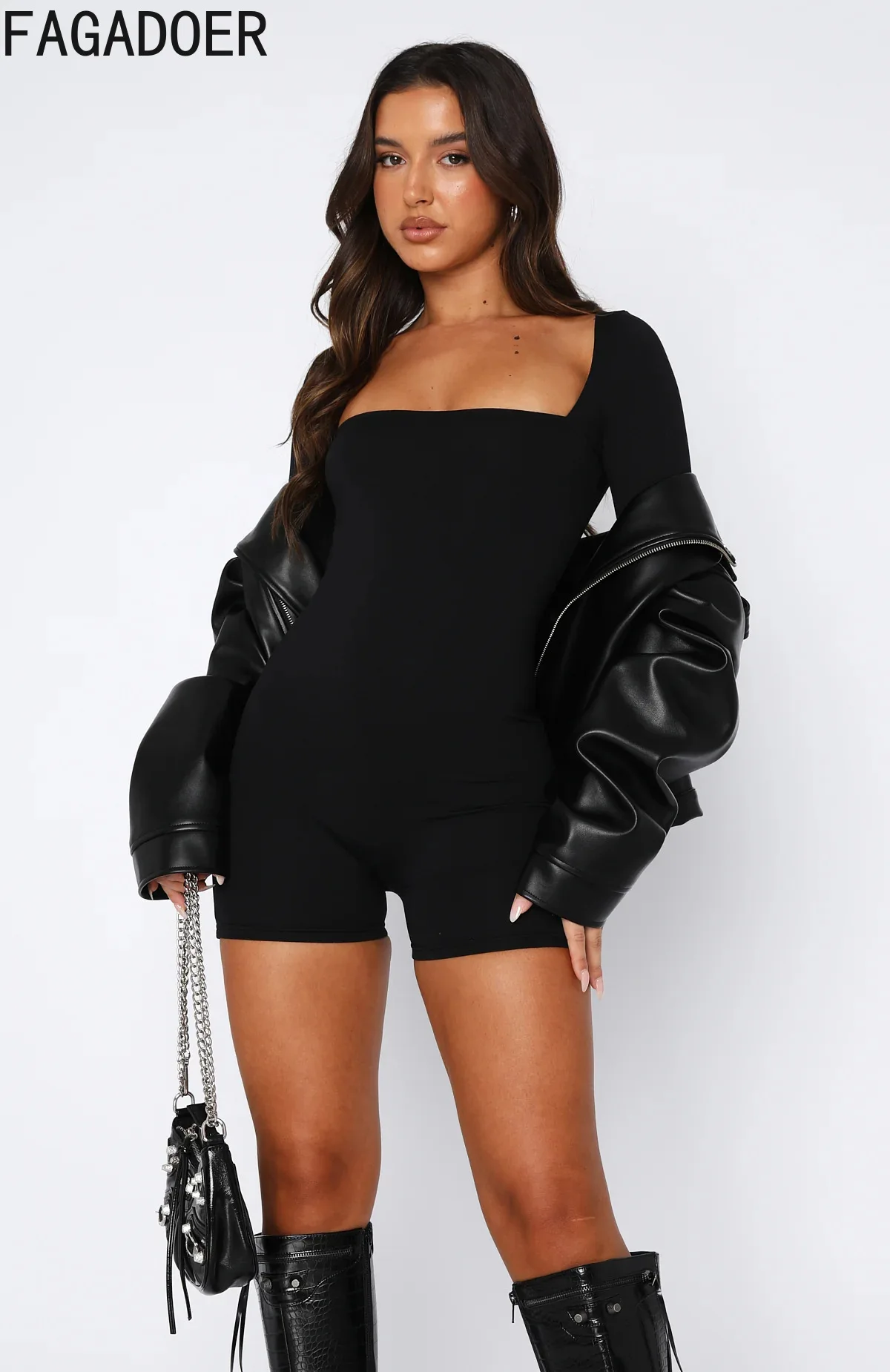 Рисунок 2 - Пикантные Женские однотонные комбинезоны