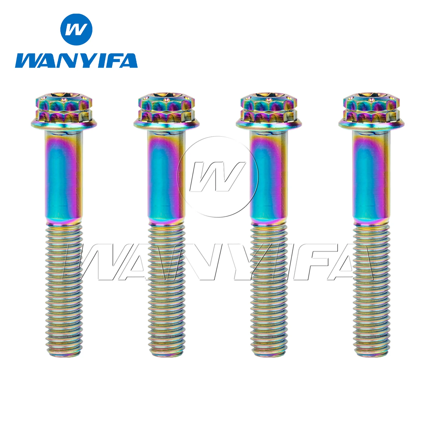 wanyifa parafusos de titanio motocicletas flange torx 03