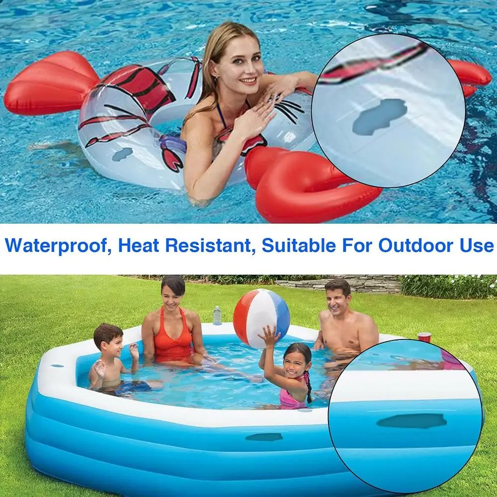 Waterproof Pool Repair Patch Inflatable Patch Repair Kit Outdoor for Inflatable Pool Bounce House
