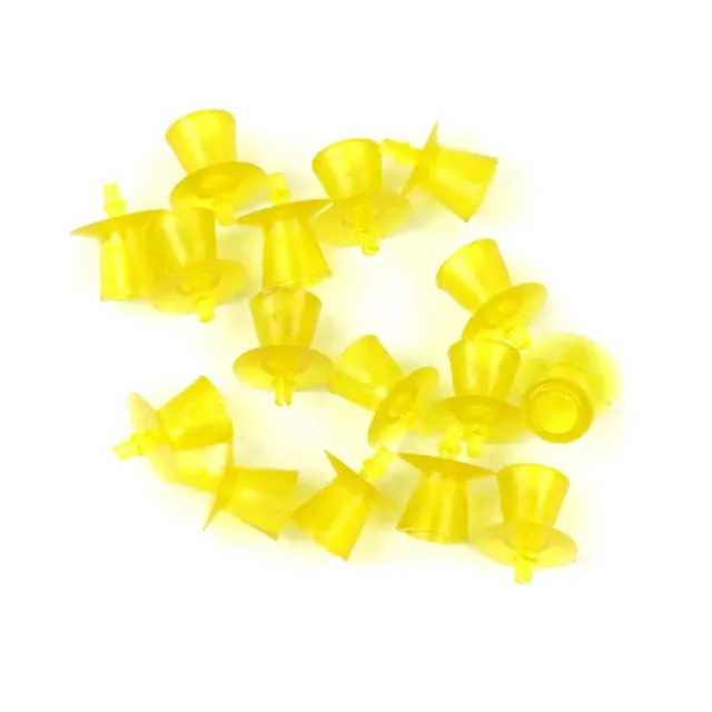 100 Db Új Nagy, Sárga Műanyag Méhkirálynő Tenyésztő Cella Pohár Alap Mount Queen Cellák Méhészeti Etető Tartályszerszámok - Image 6