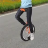 22241-6a2e4c.jpg Orange Outdoor Exercise Unicycle Single Wheel Bike with Adjustable Height Comfortable Seat And Knurled Seatpost for Fitness Riding
