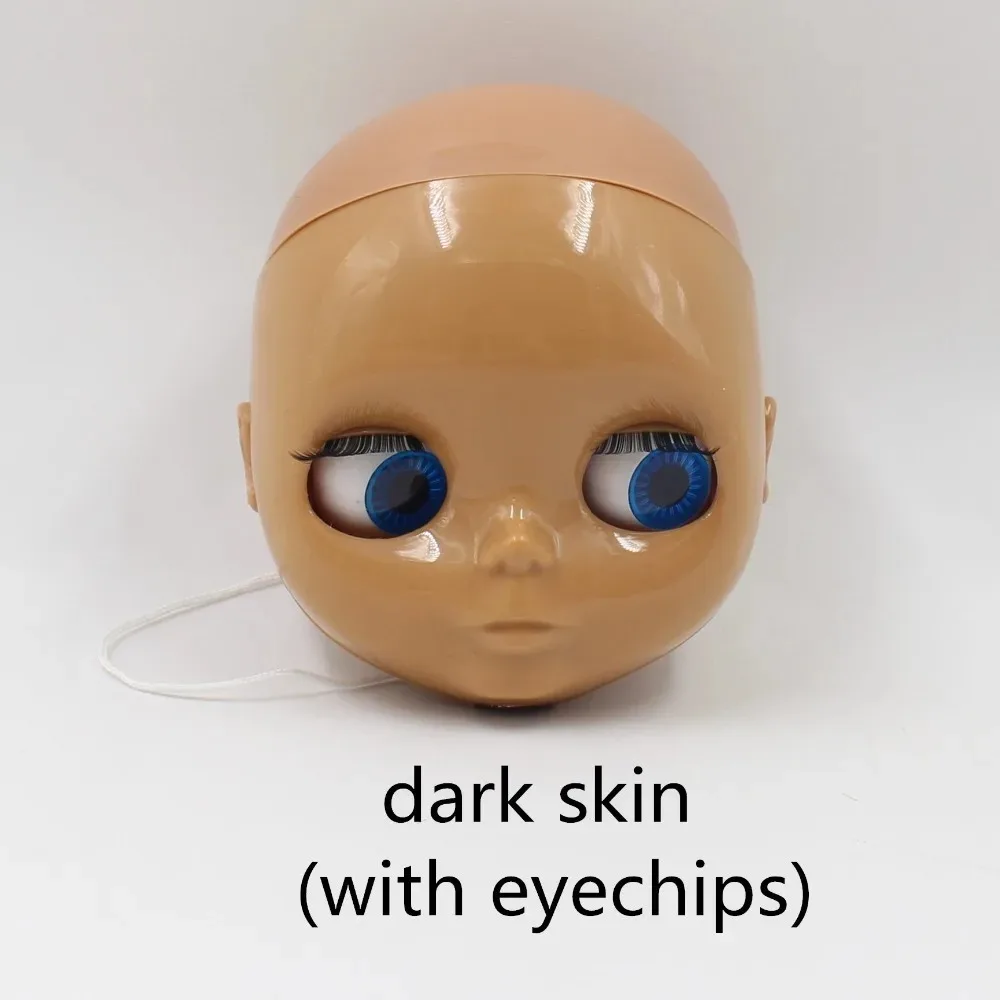 DBS 브라이스 인형 맞춤형 얼굴 DIY 인형용 헤어 없는 대머리 인형, 두피가 느슨하게 되어있어 조립되지 않음