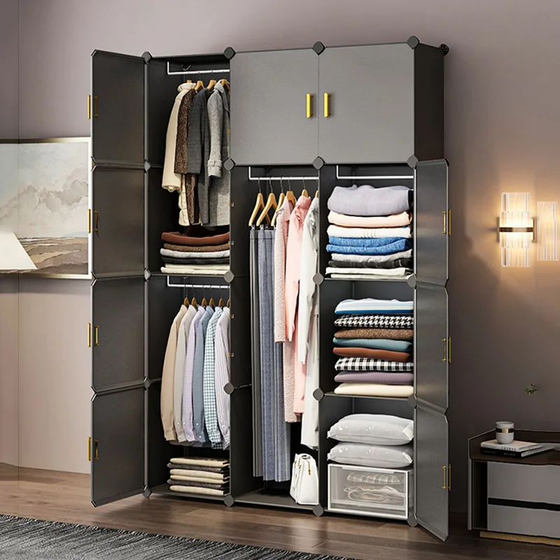 Clothing Rack Wardrobe Closet Storage Dresser Organizer Modular Wardrobes Chest Cupboard Cube Armarios Living Room Cabinets·