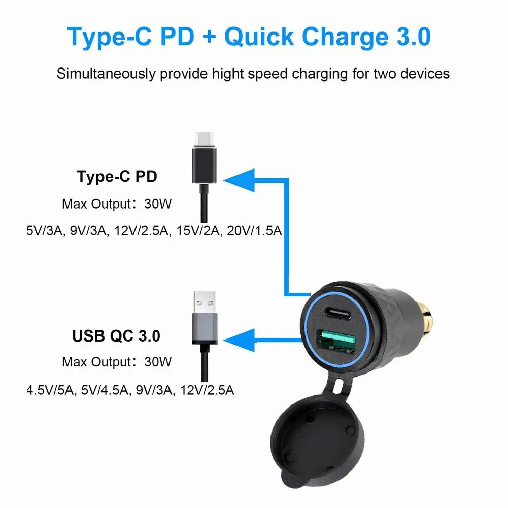  USB  DIN ÷  , BMW      , 12V-24V