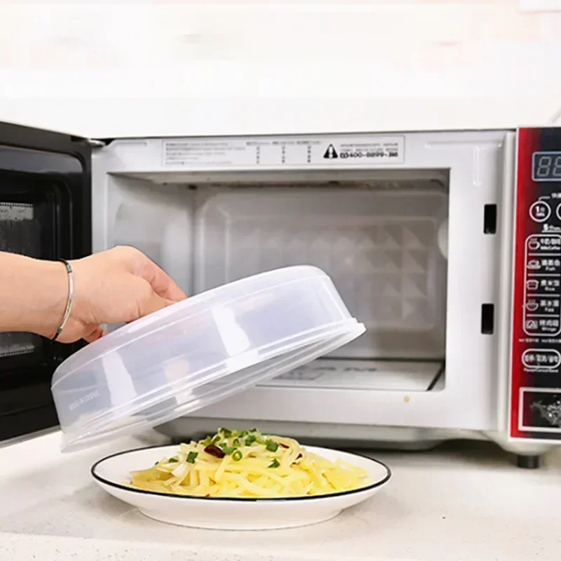 Microwave Food Cover Large Microwave Splatter Cover Lid with Steam Vent Fresh keeping Kitchen Stackable Sealing Disk Cover Universal Plate Bowl microwave food cover microwave dust cover