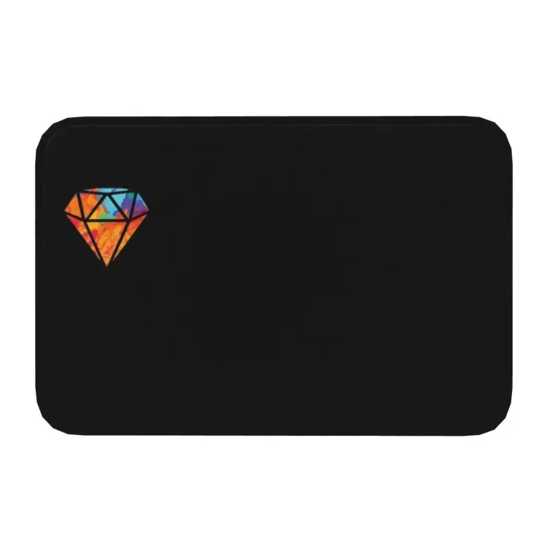 

Colorful Diamond Front Door Floor Entrance Mat Indoor Crystal Rhinestone Bath Kitchen Doormat Balcony Carpet Rug