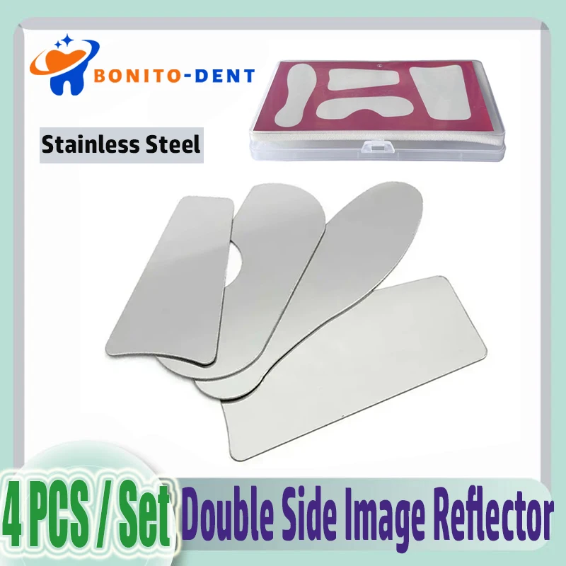 

Dentistry Materials Stainless Steel Dental Photography Mirrors Orthodontic Double-sided Image Reflector Autoclavable Oral Mirror