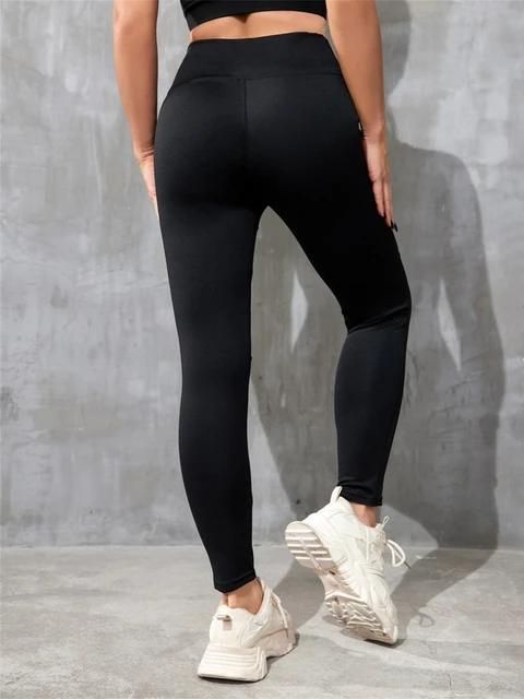JSC Women Gym Leggings Mesh Sexy High Waisted Pants Activewear
