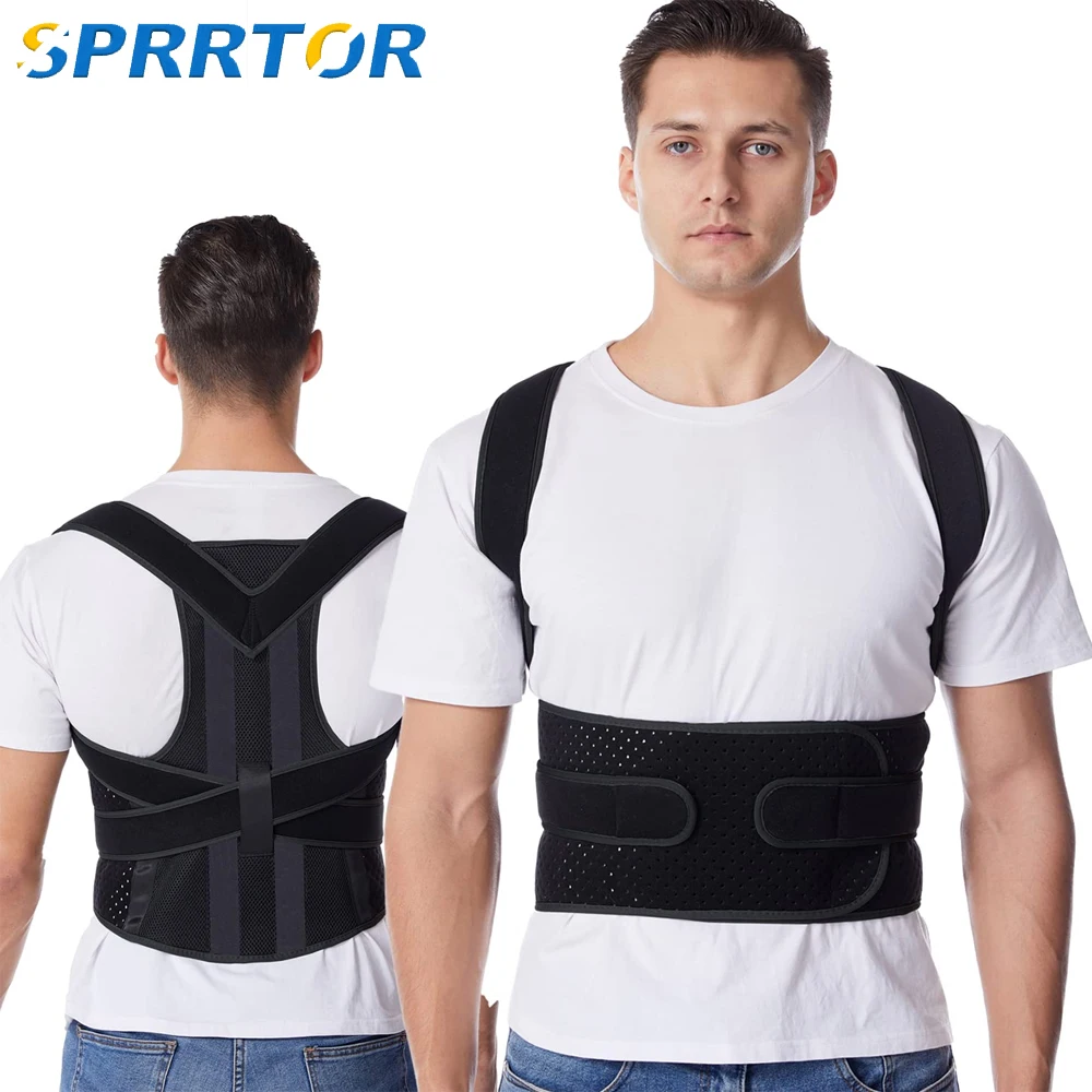

Back Waist Posture Corrector Adjustable Adult Correction Belt Waist Trainer Shoulder Lumbar Brace Spine Support Belt Vest
