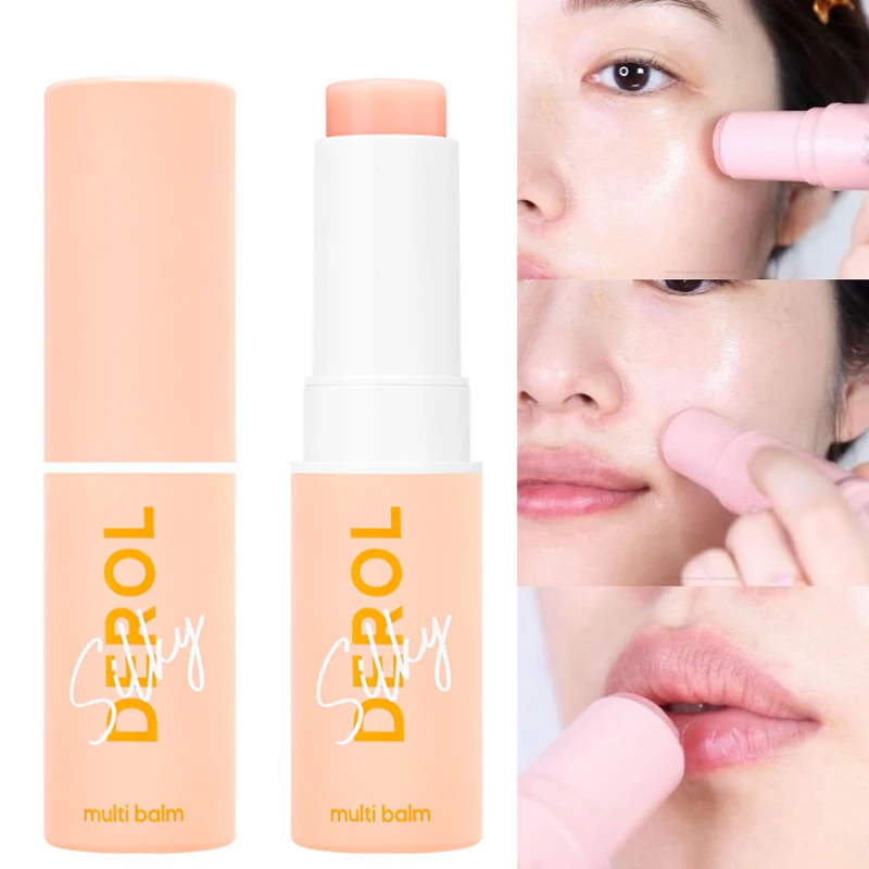 Hydrating Multi Balm Stick Moisturizing Brighten Skin Tone Antiwrinkle