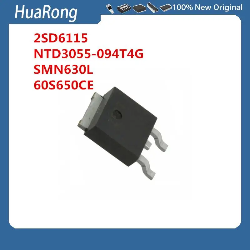 

10PCS/LOT 2SD6115 D6115 NTD3055-094T4G SMN630L 60S650CE TO-252