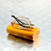 Gold Nickel-Copper Alloy Frame Reading Glasses Ultra-Light Portable Fold Full-Rim Spectacles +0.5 +0.75 +1 TO +6 1