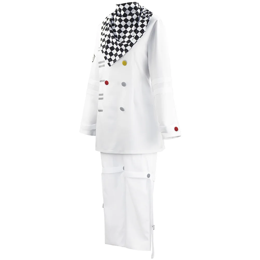 Cosplay Costume Danganronpa V3 Kokichi Oma Cosplay White Uniforms Cloak Full Set Halloween Carnival Party Clothes