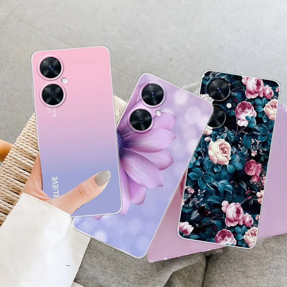 Transparent Silicone Phone Case with Bumper Protection