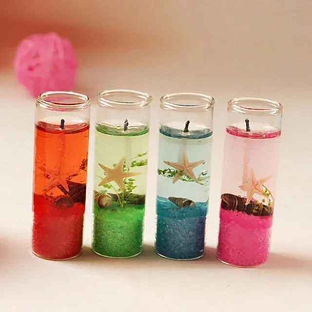 Petites bougies d'aromathérapie sans fumée, 1 pièce, coquilles d'océan, bougie de gelée parfumée pour la saint-valentin, décoration romantique, cadeau de décoration pour la maison 5