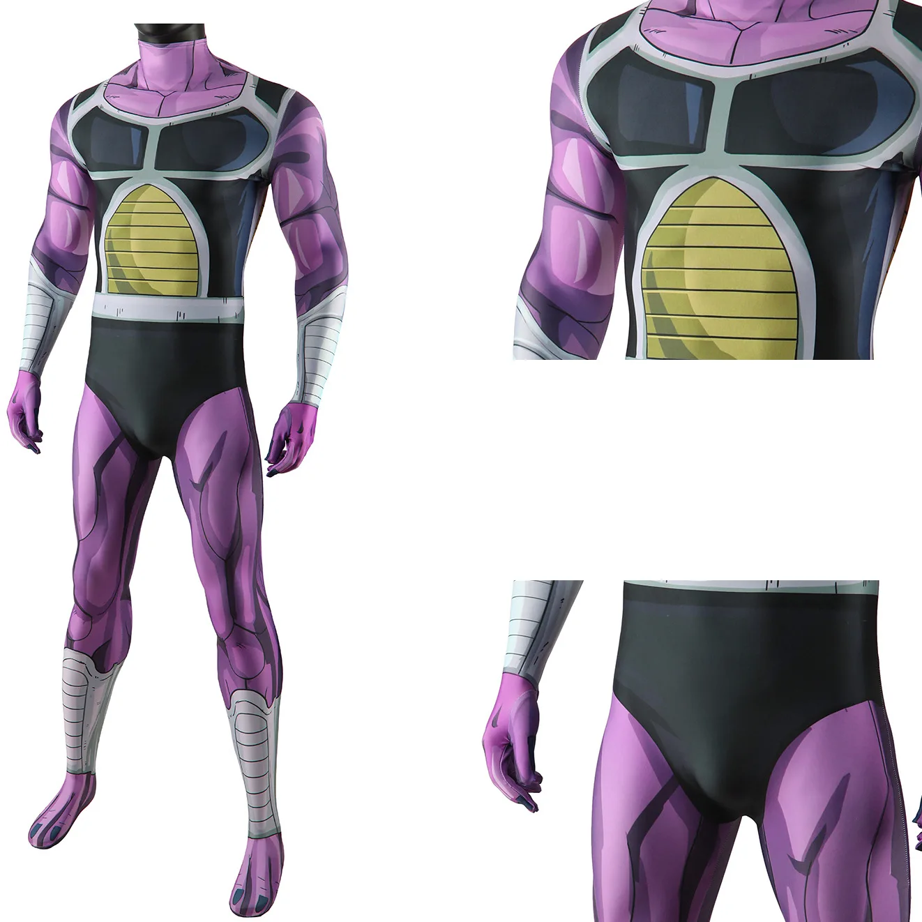 Dragon Ball Z: King Cold | Cosplay Spandex Bodysuit 29 Dragon Ball Z-Inspired King Cold Cosplay Spandex Bodysuit for Adults and Kids