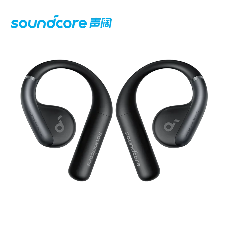 

Soundcore by Anker AeroFit True Wireless Bluetooth Sport Earbuds, Rotatable Comfort and Secure Fit Deep Bass, IPX7 Waterproof