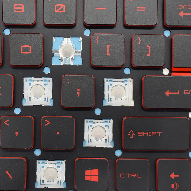교체용 키캡 힌지, MSI GE62VR GP62 GT72 GS60 GP72 PE60 PE70 WS70 GS70 PX60 CX72 WS60 CR72 GL62M 7RD 키보드용