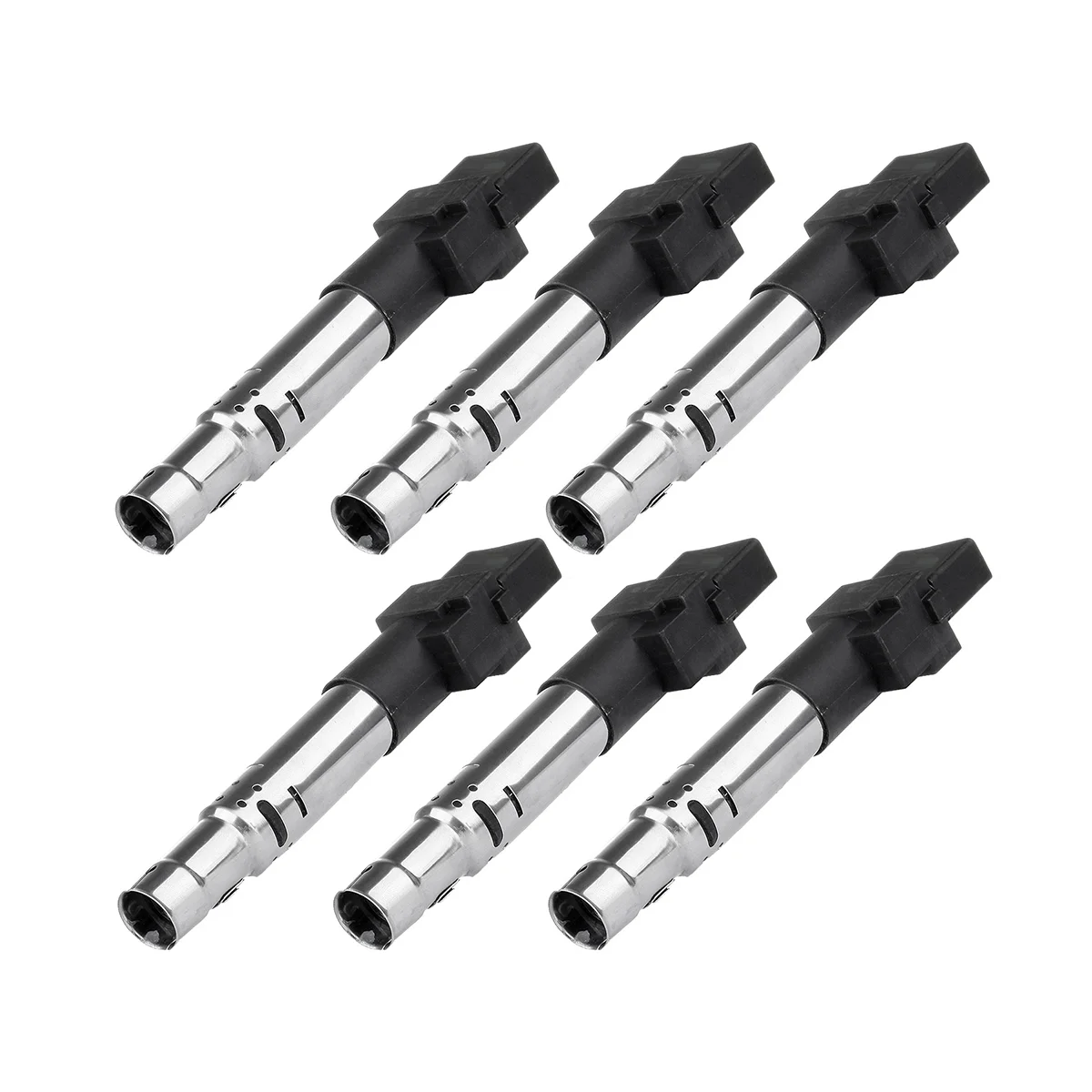 

6 Pcs Ignition Coil Pack for Audi A3 Q7 TT Porsche Cayenne Eos Passat R32 Touareg V6 3.2L 3.6L 022905715 022905100B