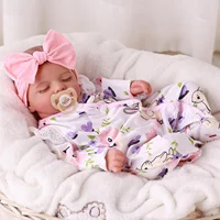 NPK 18inch Rosalie Newborn Baby Reborn Doll - Hand-Painted High-Quality 3D Skin Tone with Toy Included 5