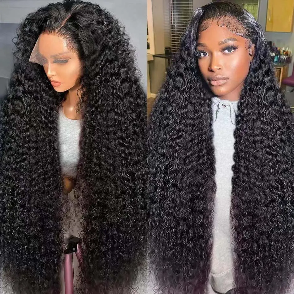 

Парик женский прозрачный из натуральных человеческих волос, 13x4 13x6, 40 дюймов