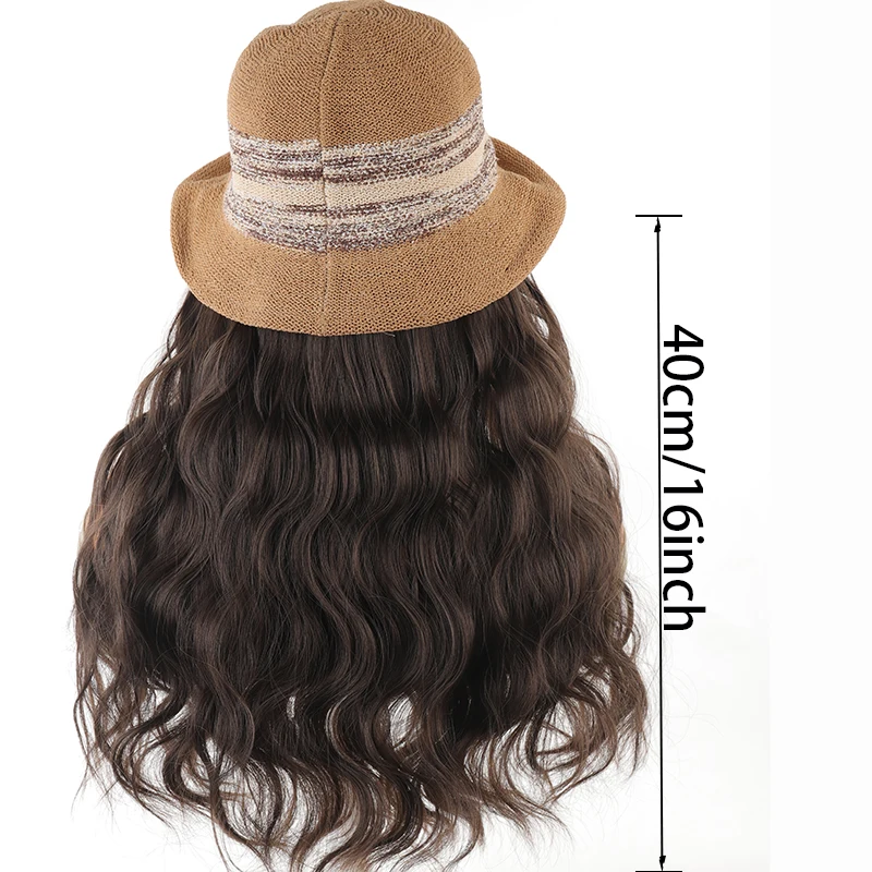 قبعة شعر مستعار اصطناعي أنثى قطعة واحدة شعر فرنسي...