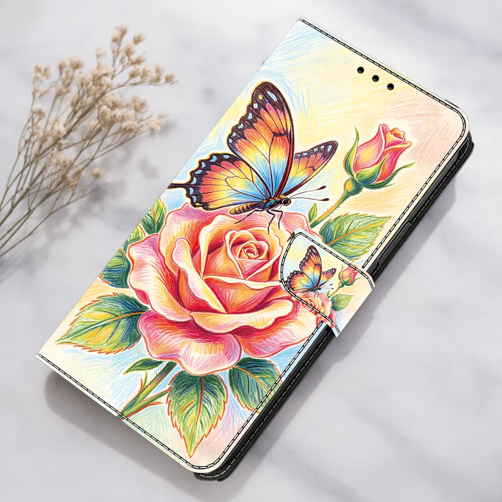 Magnetic Flip Leather Wallet Phone Case