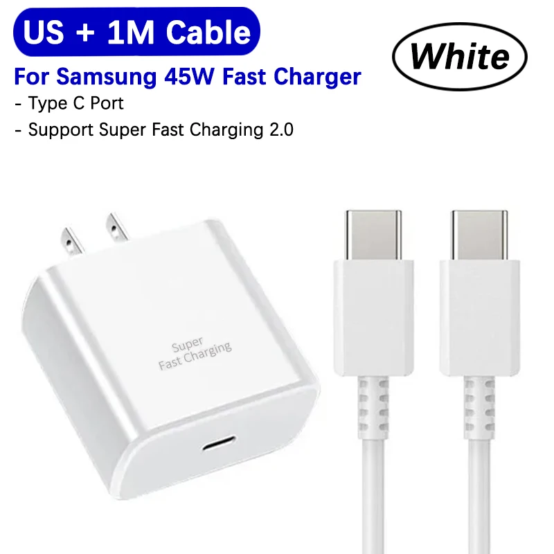 ตัวเลือกสินค้า อะแดปเตอร์ชาร์จเร็ว 45W Super Fast Charger สำหรับมือถือหลายรุ่น