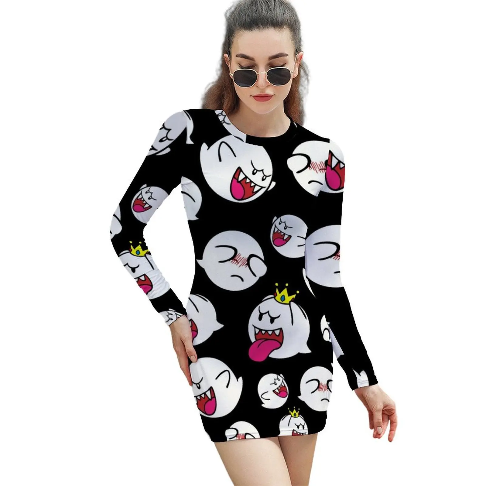 

King Boo Swarm Long-Sleeved Sheath Dress dresses for women women dresses