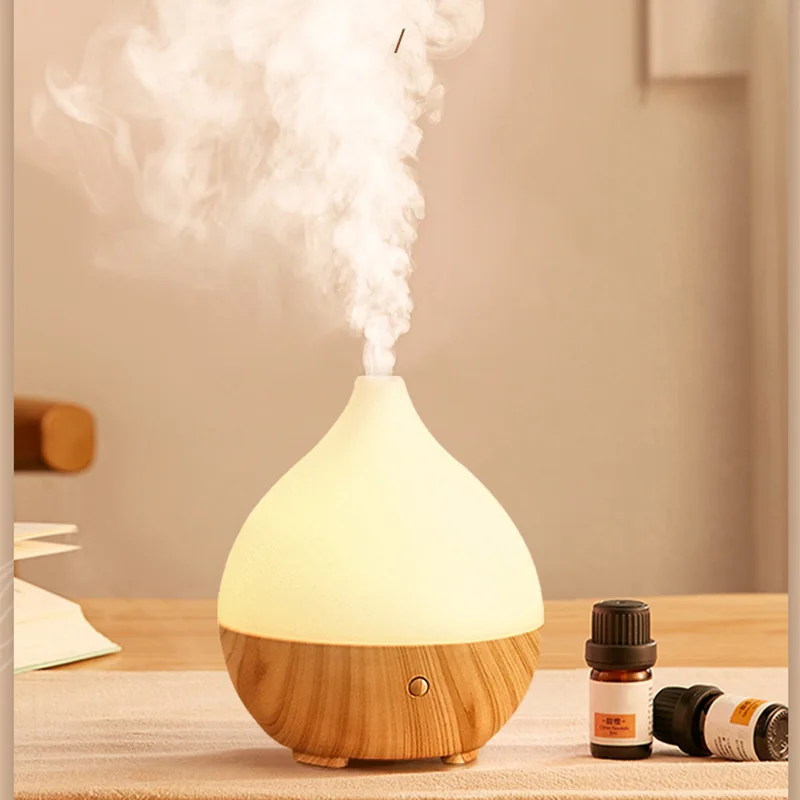 

Увлажнитель воздуха с зернистой текстурой древесины, аппарат для ароматерапии, распылитель, автоматическая регулировка, увлажнитель воздуха, домашняя атмосферная лампа Mini USB