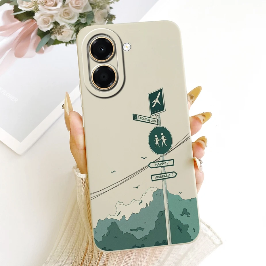 For Honor Stylish Art Painted Soft TPU Phone Case - Smart and Durable Design