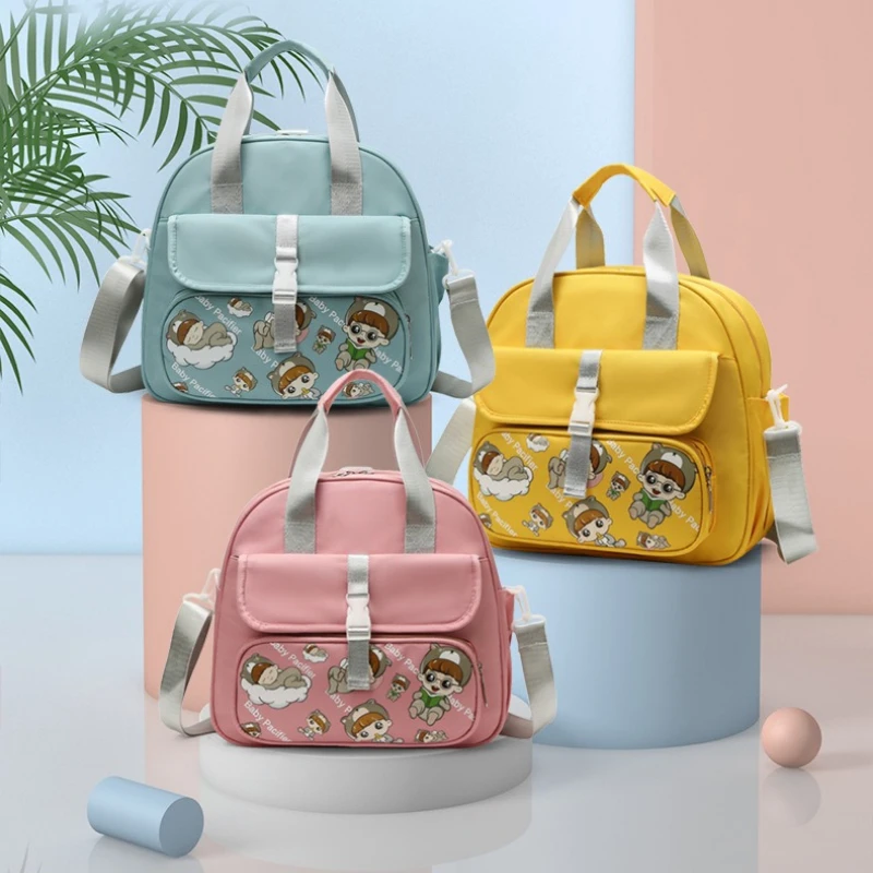 

Fashion Mommy Diaper Bag Carry Out Cartoon Printing Large Capacity Travel Portable Nappy Milk Bottle Stroller Backpack
