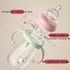 Newborn milk bottle/270ML 330ML large capacity milk bottle/drinking bottle/BPA-free/anti-fall/anti-colic PP milk bottles 3