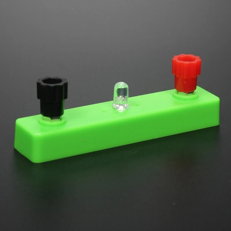 Physics Electricity Experiment Device with LED Light Emitting Diodes Hands on LED Circuit Learning Supplies for Teacher K1KF