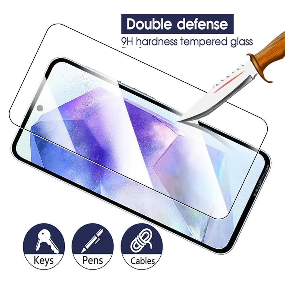 Dual Function Camera and Screen Protector - Tempered Glass Shield