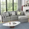 Sofa Couch Convertible Sofa Modular Sectional Sofa Couch for Living Room 3-Seat 1