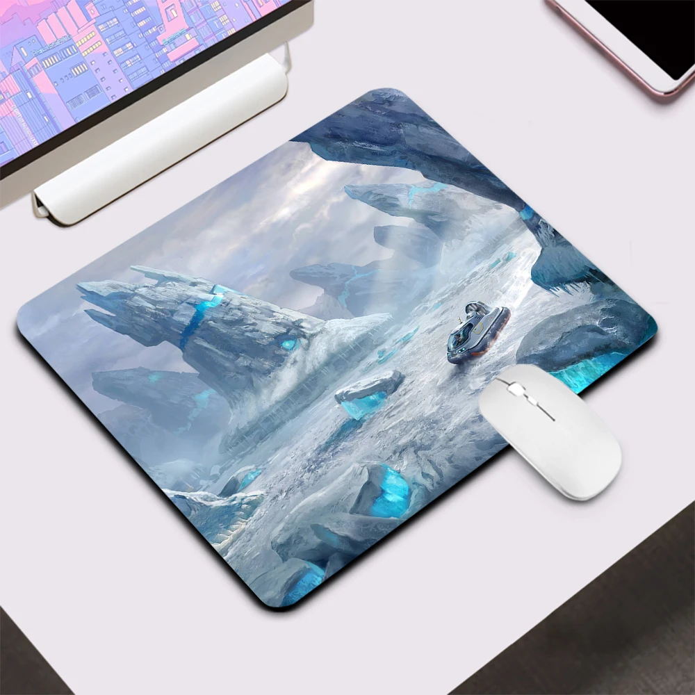 Subnautica Small Gaming Mouse Pad Computer Office Mousepad Keyboard Pad Tappetino Da Scrivania Pc Gamer Mouse Mat Xxl Silicone Laptop Mausepad