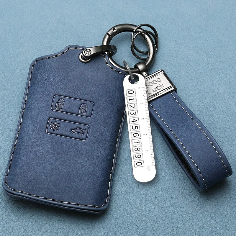 Key Case Cover for Renault Koleos Talisman etc. Car Key Shell