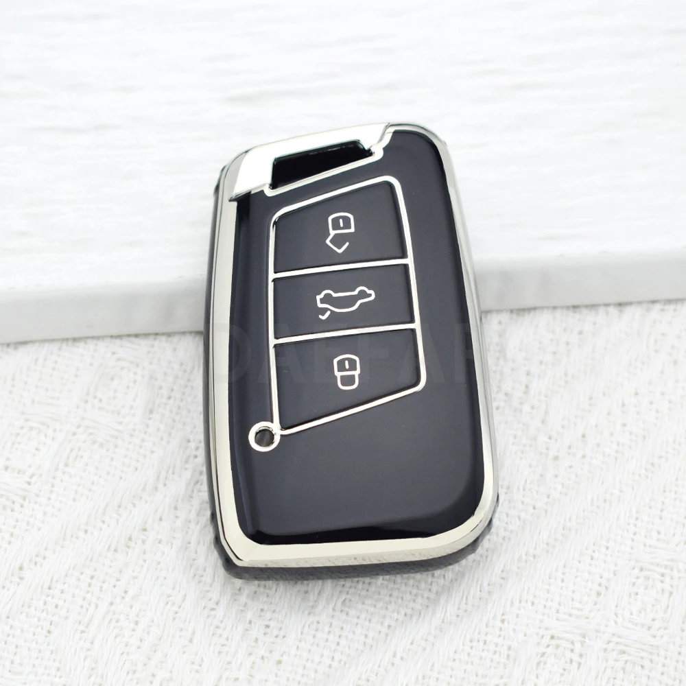 Pink TPU Car Key Case Cover with Enhanced Style and Protection