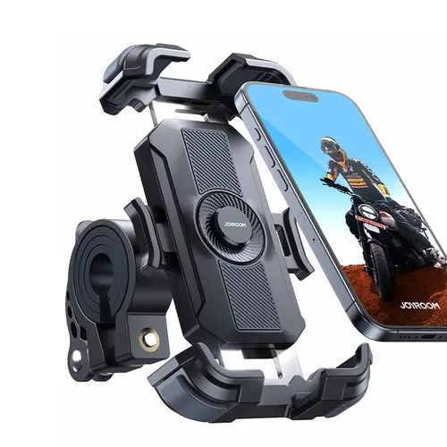 Joyroom Motorcycle Bike Phone Mount Upgrade Phone Holder Ultra-Stable Bicycle Phone Mount Handlebar Cell Phone Clamp for Scooter - Image 7