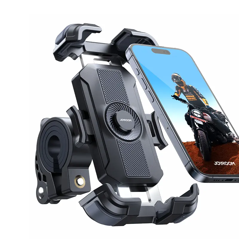 Joyroom Motorcycle Bike Phone Mount Upgrade Phone Holder Ultra-Stable Bicycle Phone Mount Handlebar Cell Phone Clamp for Scooter - Image 7
