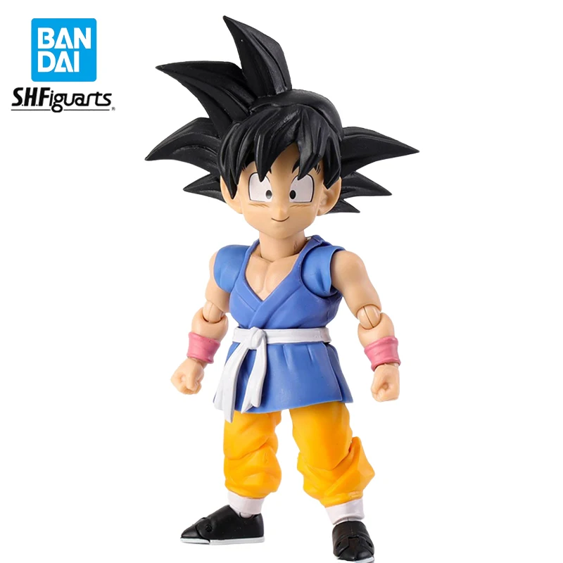 

Dragon Ball Original Bandai S.H.Figuarts Son Goku Junior Action Anime Figure PVC Collectible Model Doll Statue Decoration Gift