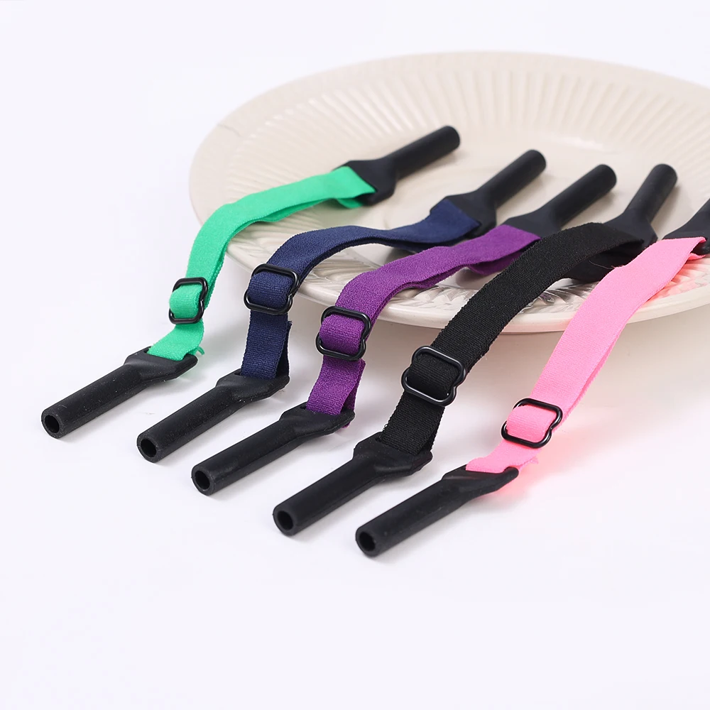 Glasses Straps Glasses Anti Slip Sleeve Glasses Retainer Elastic Glasses Anti Slip Strap Stretchy Neck Cord Outdoor Sport Eyeglasses String Sunglass Rope Band Holder Eyewear Accessory