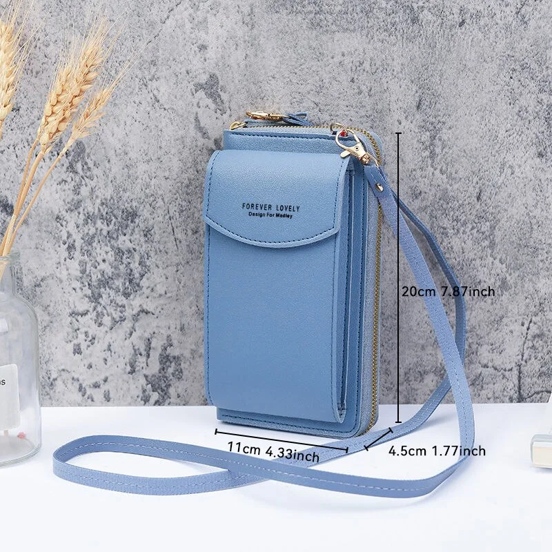 Small Crossbody Bag Cell Phone Purse Wallet for Women PU Leather